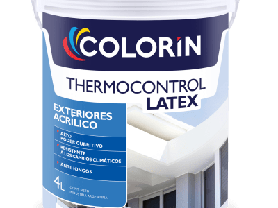 Latex exterior colorin thermocontrol 20lt toda la linea colorin